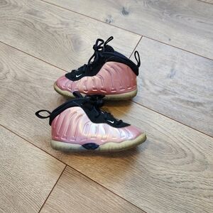 6c Rose Gold Nike Foamposite Sneakers
